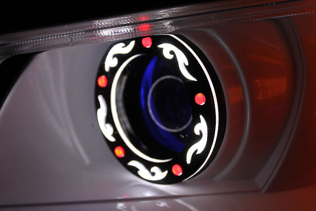 ヘッドライトイカリング加工