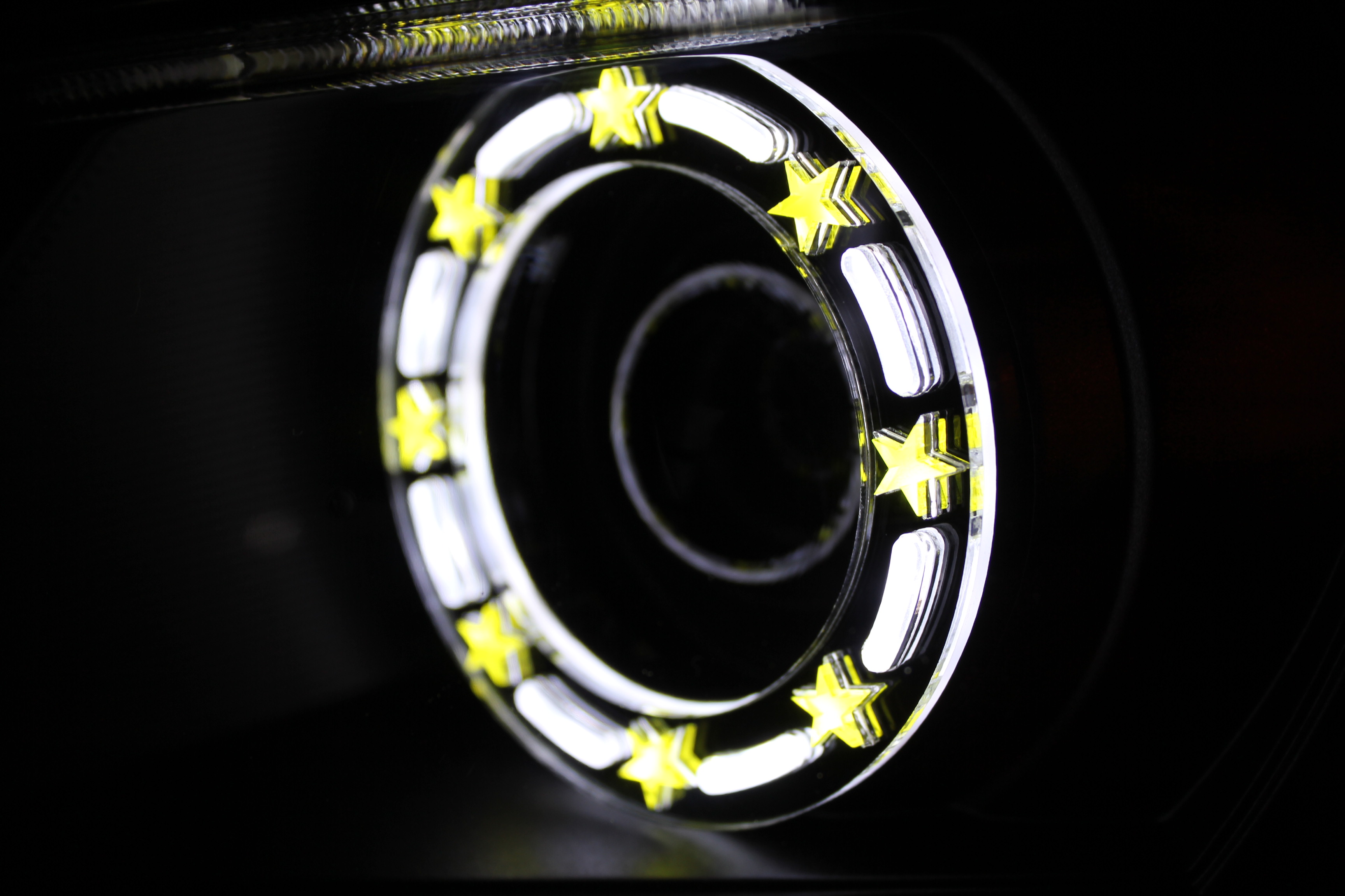 ヘッドライトイカリング加工