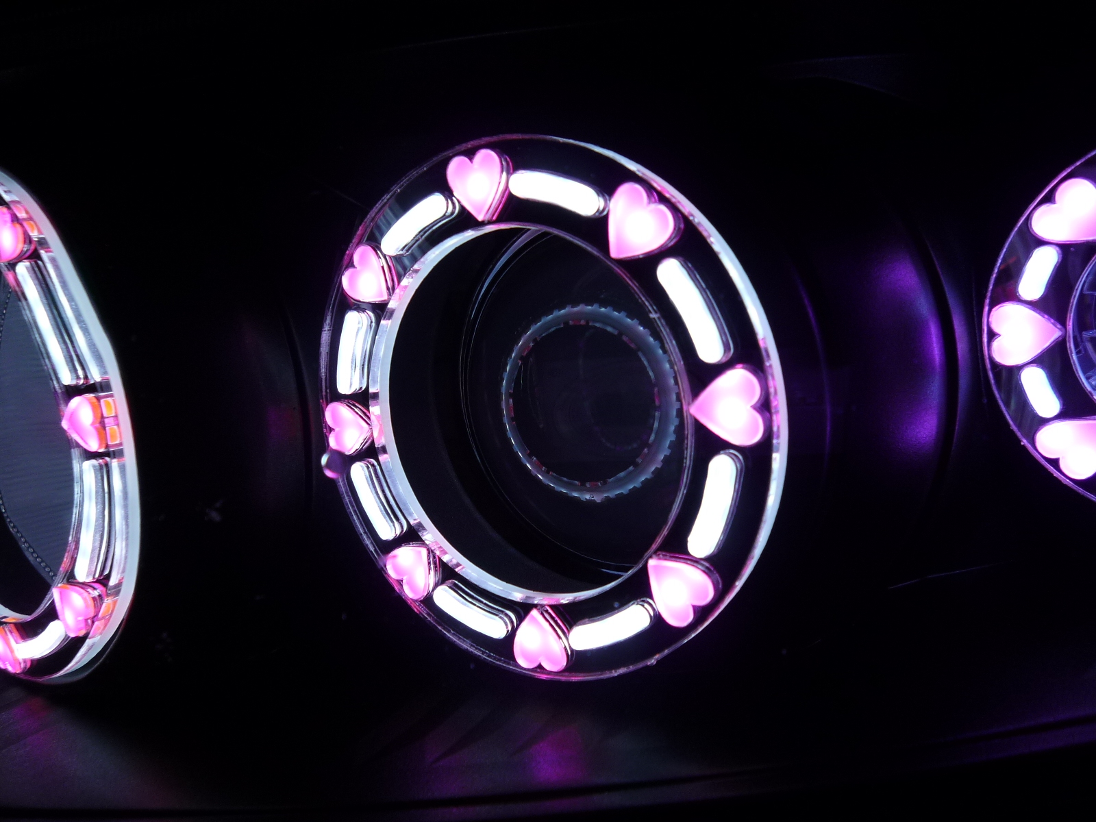 ヘッドライトイカリング加工