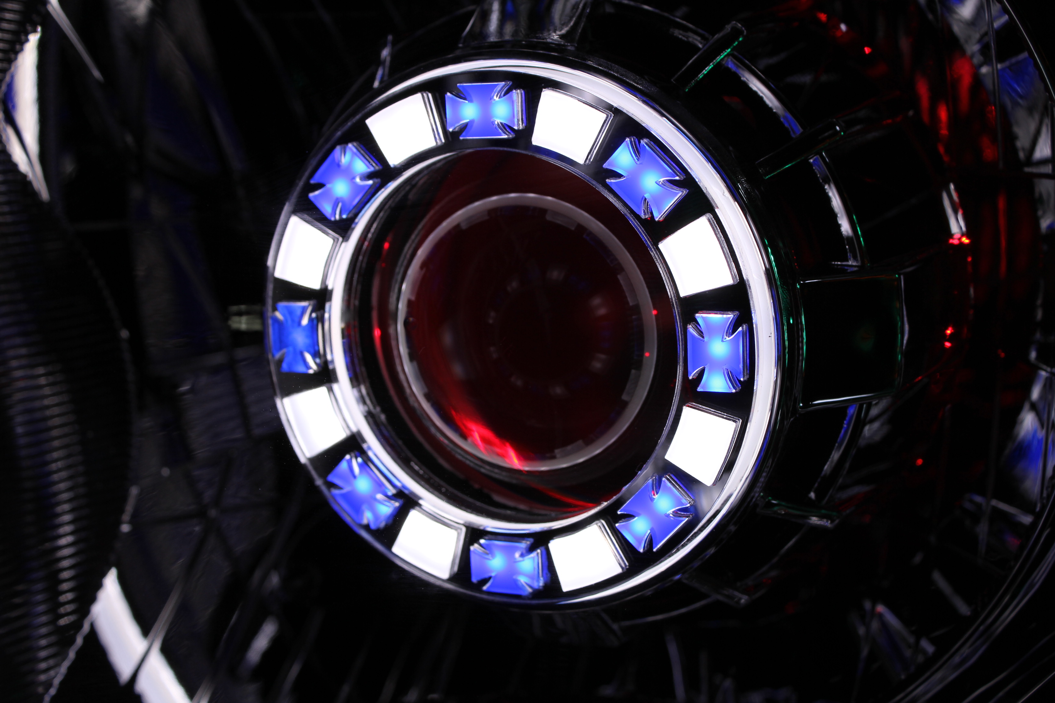 ヘッドライトイカリング加工