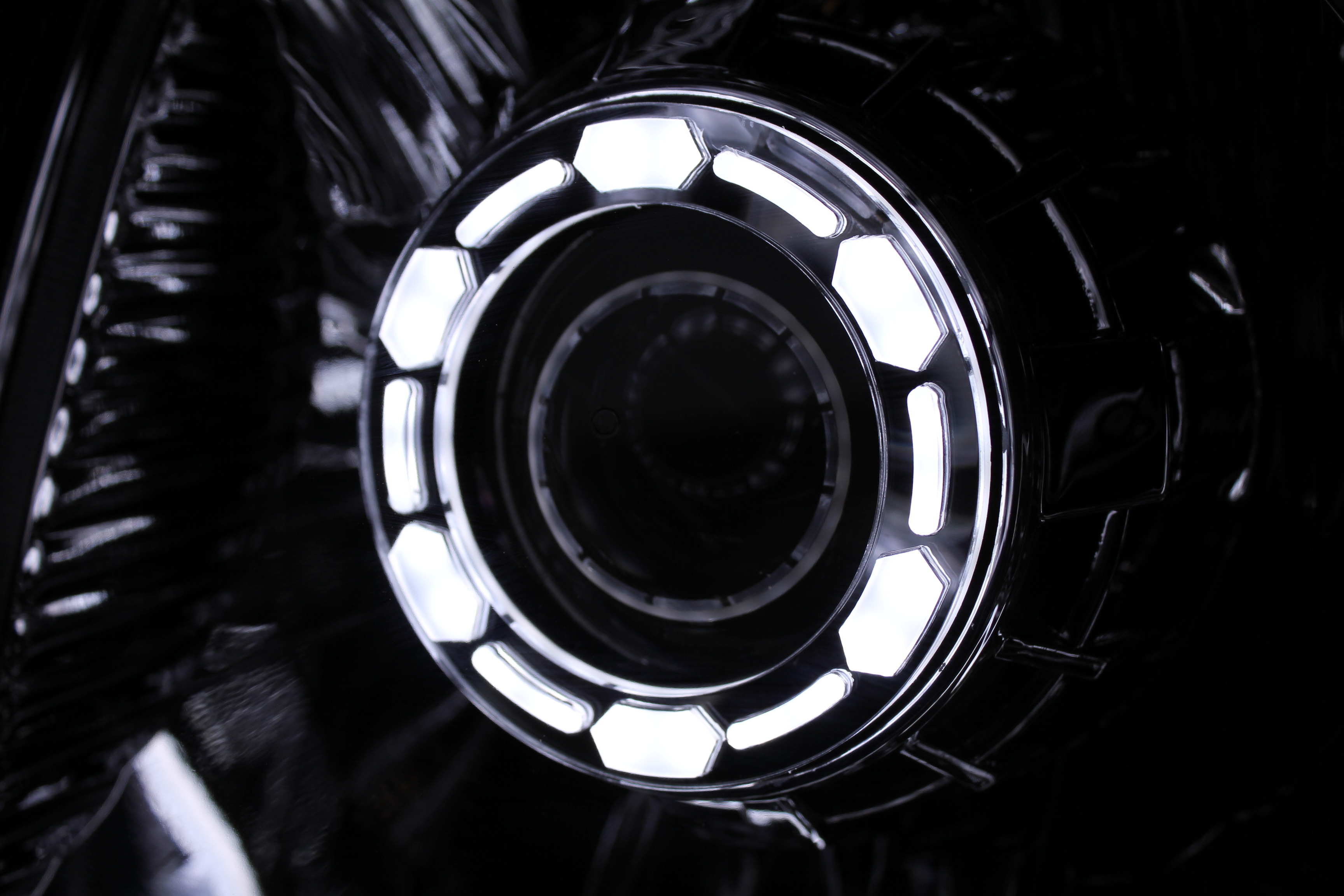 ヘッドライトイカリング加工