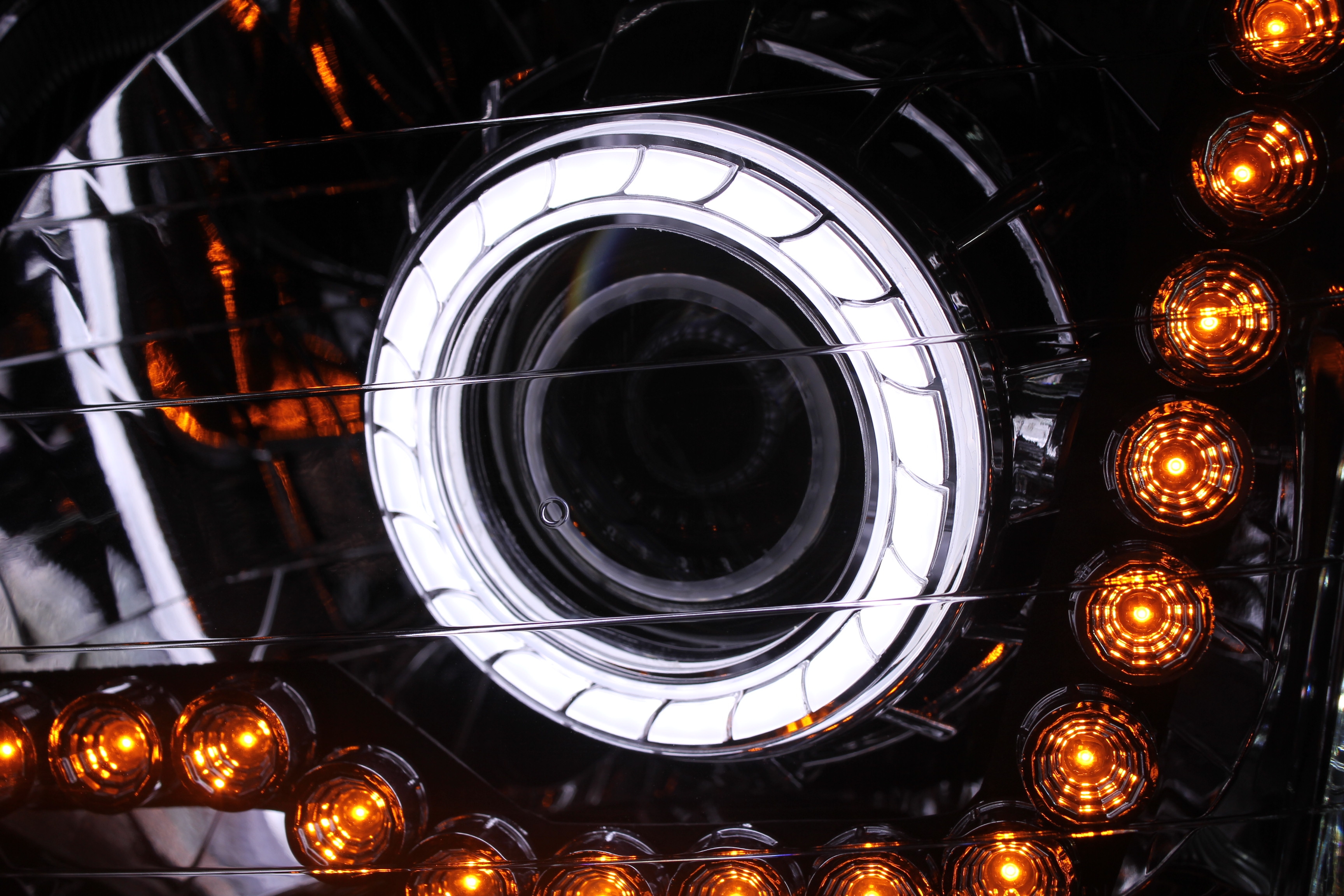 ヘッドライトイカリング加工