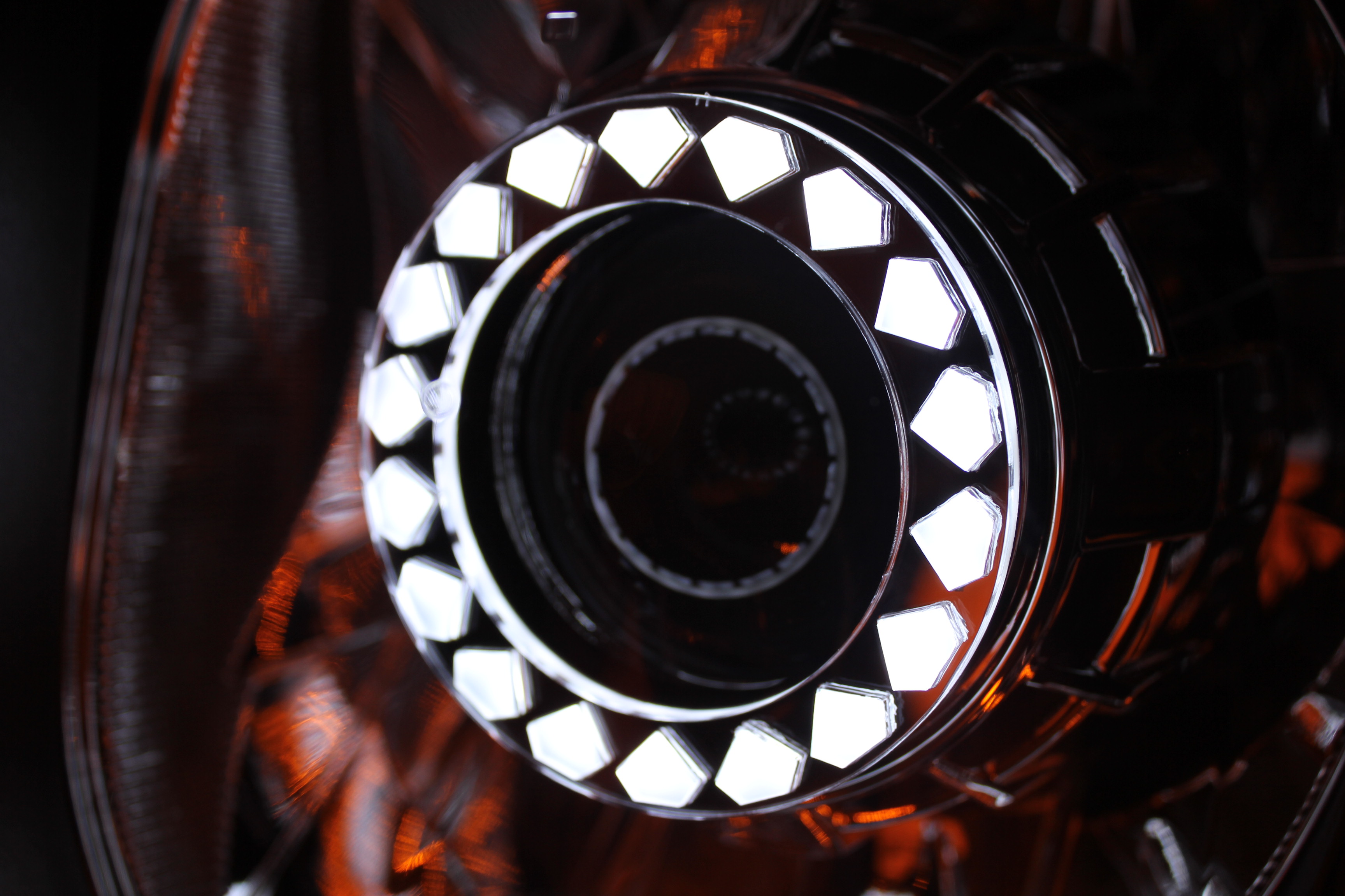 ヘッドライトイカリング加工