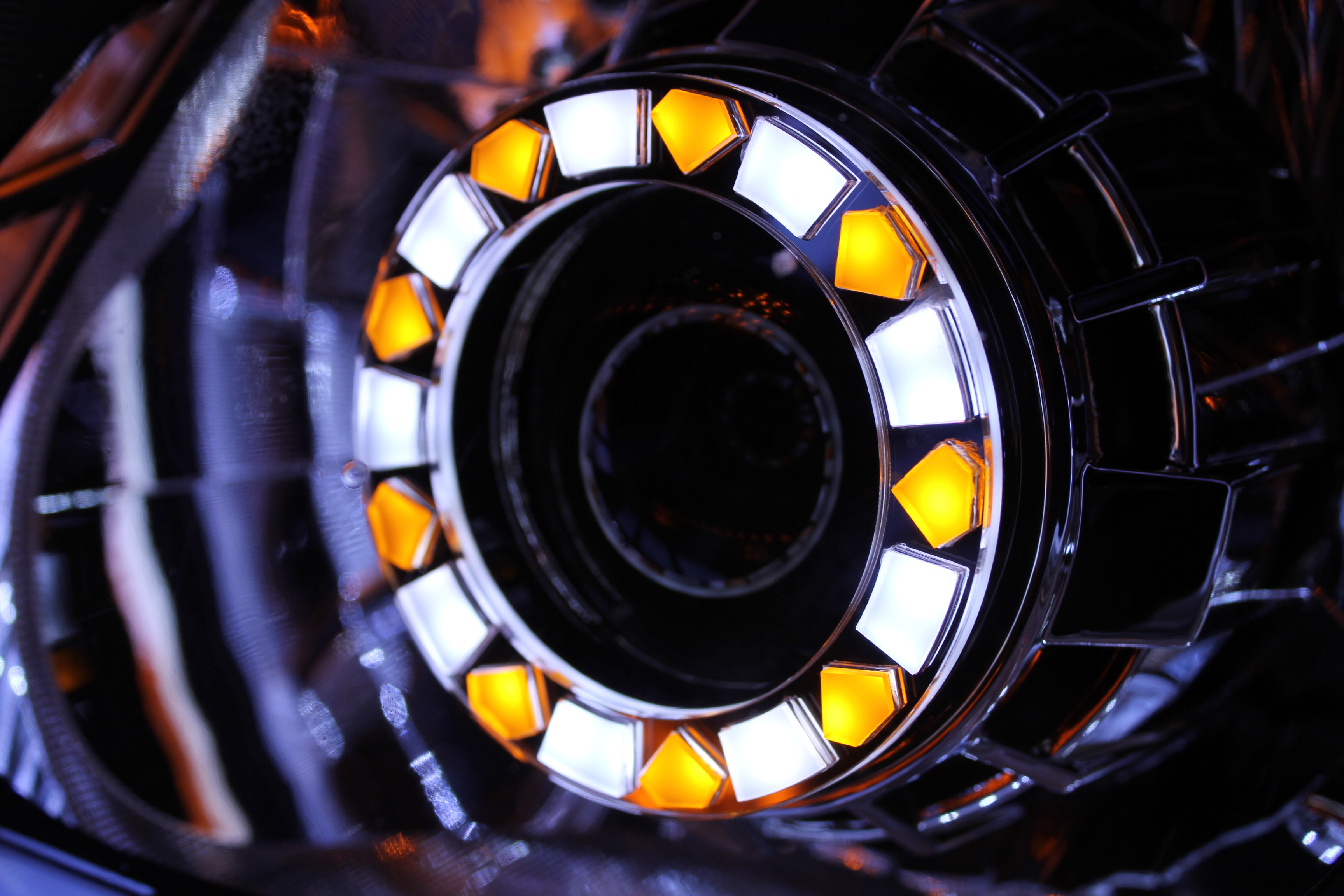 ヘッドライトイカリング加工