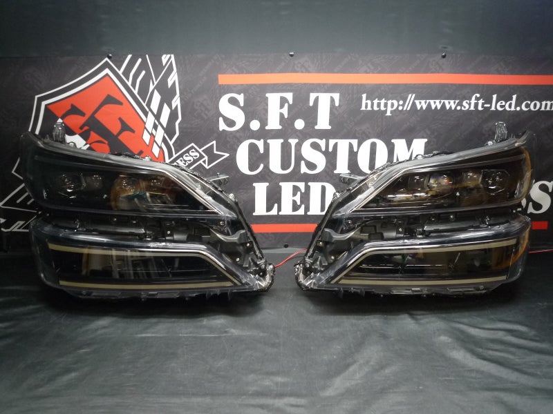 30ヴェルファイア後期　ヘッドライトカスタム　インナーブラック塗装