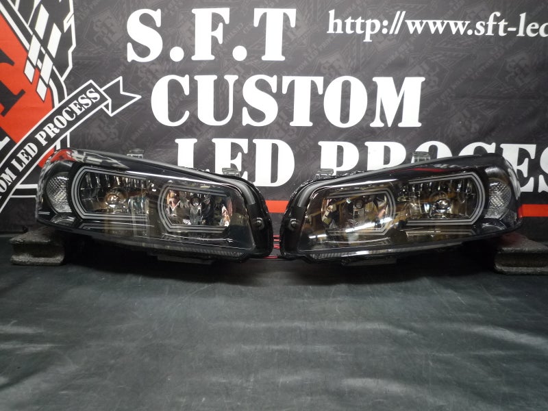 34GTR　ヘッドライト　インナーブラック塗装