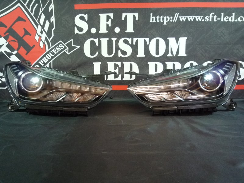 マセラティ　ギブリ　インナーブラック塗装　ヘッドライト加工