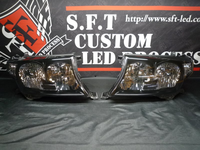 ランクル200系前期　ブラックアウト　インナーブラック塗装