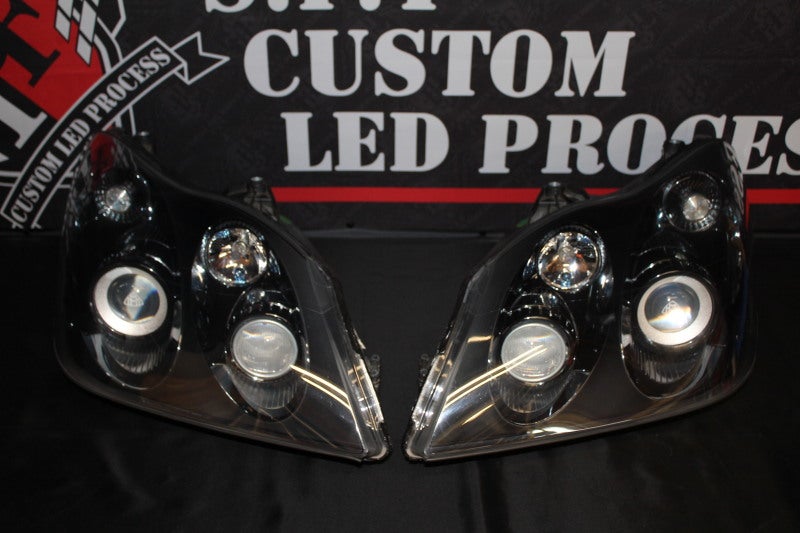 マイバッハ　ヘッドライト　インナーブラック塗装カスタム