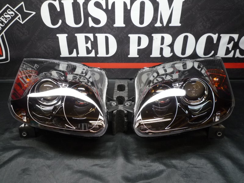 NSX　ヘッドライトカスタム　インナーブラック塗装