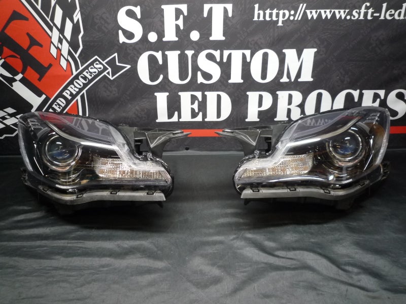 マセラティ　クアトロポルテ　ヘッドライト加工　インナーブラック塗装