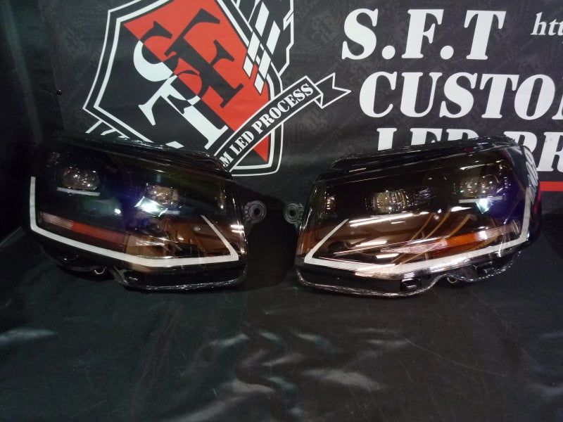 ワーゲン　ヘッドライト　インナーブラック塗装