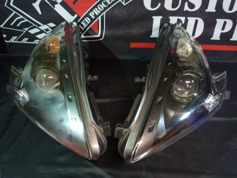 フェアレディZ34　ヘッドライト　インナーブラック塗装